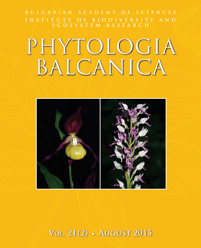 Phytologia Balcanica Cover Page image