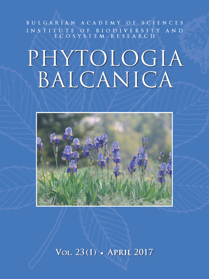 Phytologia Balcanica Cover Page image