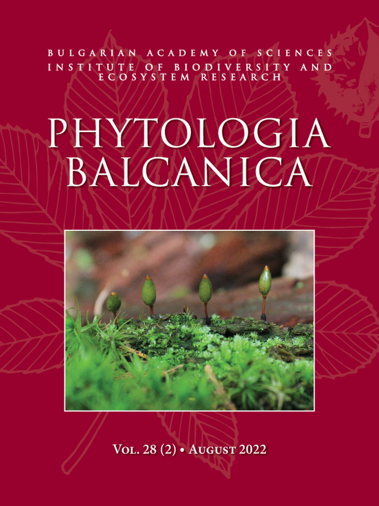 Phytologia Balcanica Cover Page image